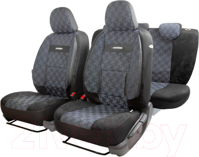 Комплект чехлов для сидений Autoprofi Comfort / COM-1105 Diamond (даймонд)