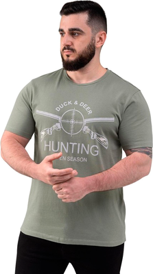 Футболка для охоты и рыбалки Helios Hunting HS-THO-S (р.S, оливковый) -