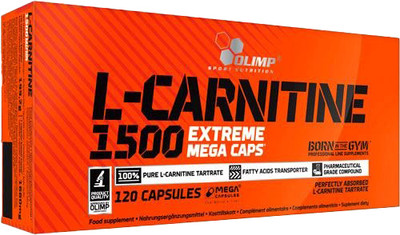 

L-карнитин, 1500 Extreme Mega Caps