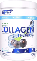 Пищевая добавка SFD Collagen Premium (400гр, черная смородина) - 