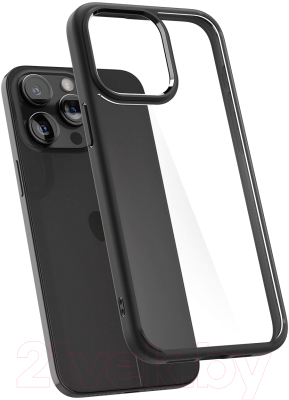 Чехол-накладка Spigen Ultra Hybrid для iPhone 15 Pro Max / ACS06570 (черный)