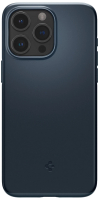 Чехол-накладка Spigen Thin Fit для iPhone 15 Pro Max / ACS06546 (серый/синий) - 