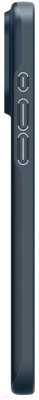 Чехол-накладка Spigen Thin Fit для iPhone 15 Pro Max / ACS06546 (серый/синий)