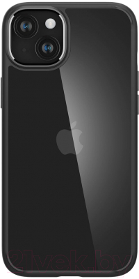 Чехол-накладка Spigen Ultra Hybrid для iPhone 15 / ACS06799 (черный матовый)