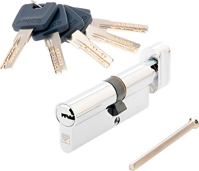 Цилиндровый механизм замка Apecs PM-80(35C/45)-C-CR (B2B) -