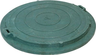 Люк канализационный Ecoteck Полимерно-композитный 2П991740 (зеленый) - 