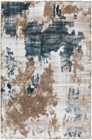 Ковер Radjab Carpet Бьянка Прямоугольник D009A / 7663RK-B (1.6x3, Cream Shirink/Blue Fdy) - 