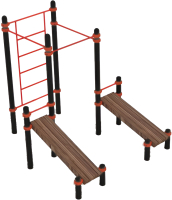 Спортивный комплекс уличный Dinamika ZSO-001928 - 