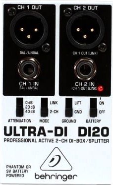 Директ-бокс Behringer DI20 - 