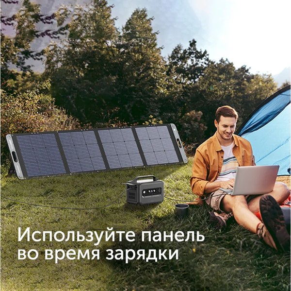 Солнечная панель Ugreen Solar Panel SC200 200Вт / 15114 (темно-серый)
