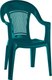 Стул пластиковый Ellastik Plast Элластик 41x55x91 (бирюзовый) - 