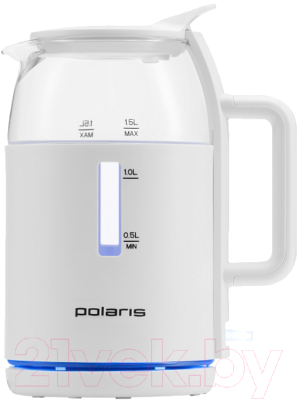 Polaris PWK 1545CGL (белый) Электрочайник купить в Минске, Гомеле ...
