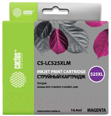 Изображение товара Картридж Cactus CS-LC525XLM