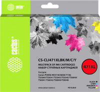 

Комплект картриджей, CS-CLI471XLBK/M/C/Y