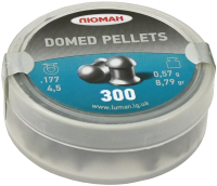 Пульки для пневматики Люман Domed pellets 0.57г 4.5мм (300шт) - 