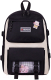 Миниатюра изображения товара Школьный рюкзак Heikki Combo + сумка-шоппер/косметичка/пенал / 272564 (черный/белый)