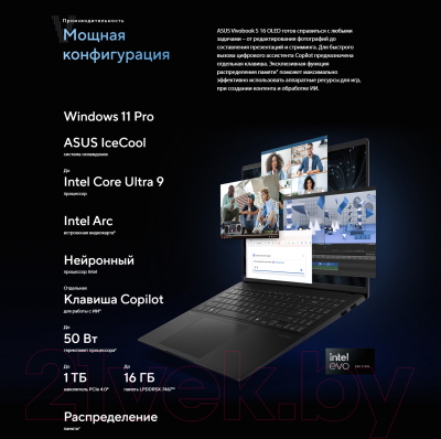 Ноутбук Asus S5606MA-MX055W