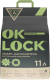 Наполнитель для туалета Ok-Lock Зеленый чай комкующийся (4.76кг/11л) - 
