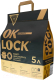 Наполнитель для туалета Ok-Lock Кофе комкующийся (2.15кг/5л) - 