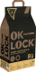 Наполнитель для туалета Ok-Lock Кофе комкующийся (8кг/18л) - 
