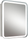 Шкаф с зеркалом для ванной Silver Mirrors Фиджи Flip 70 / LED-00002977 - 