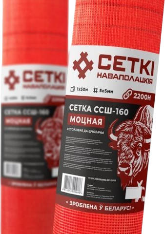 Стеклосетка Полоцк-Стекловолокно ССШ-160 Моцная