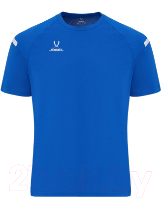 Футболка игровая футбольная Jogel Camp 2 CVC Training Tee (XS, синий)