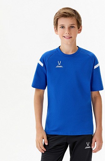 Футболка игровая футбольная Jogel Camp 2 CVC Training Tee (XXL, синий)