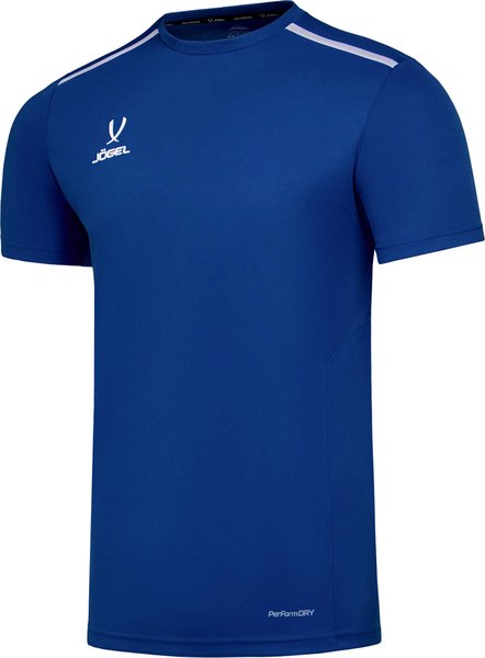Футболка игровая футбольная Jogel Division Training Tee (XS, синий)