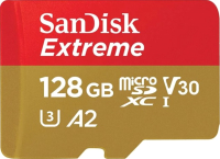 Карта памяти SanDisk Extreme MicroSDXC 128GB (SDSQXA1-128G-GN6MN) - 