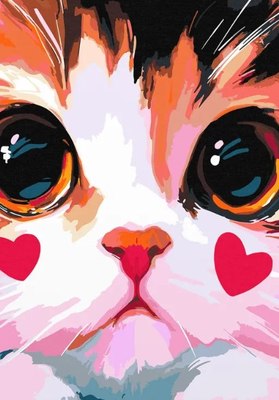 Картина по номерам Red Panda Обожание p56242 - 