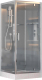 Душевая кабина Adema Кнап 90 (серый/прозрачное стекло) - 