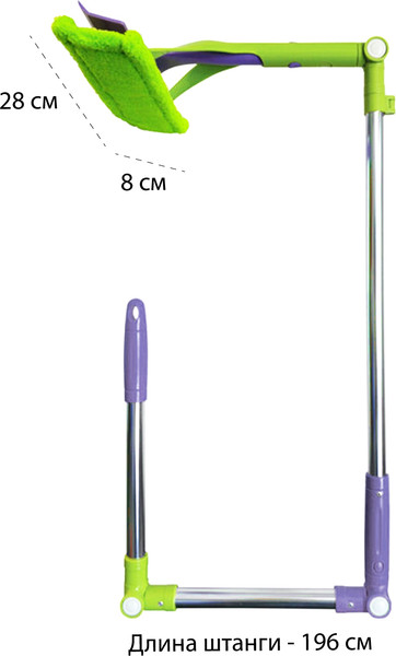 Изображение товара Швабра для мытья окон Orion Home 1107F