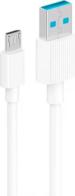Кабель Celebrat CB-09 Micro USB (1м, белый) - 
