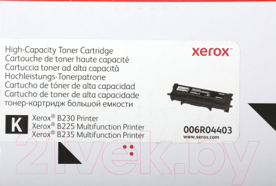 Изображение товара Тонер-картридж Xerox 006R04403