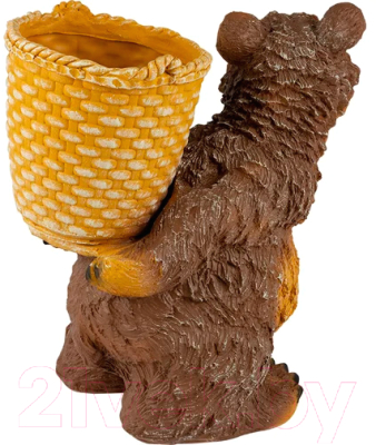 Изображение товара Фигурка для сада Park Медведь с корзиной / 169465
