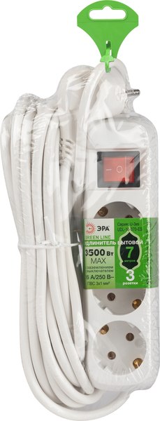 Удлинитель ЭРА Greenline UDL-16-370-ES / Б0065012