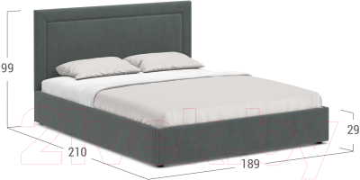 Купить Двуспальная кровать Moon Family 1258 / MF011093 в Бобруйске