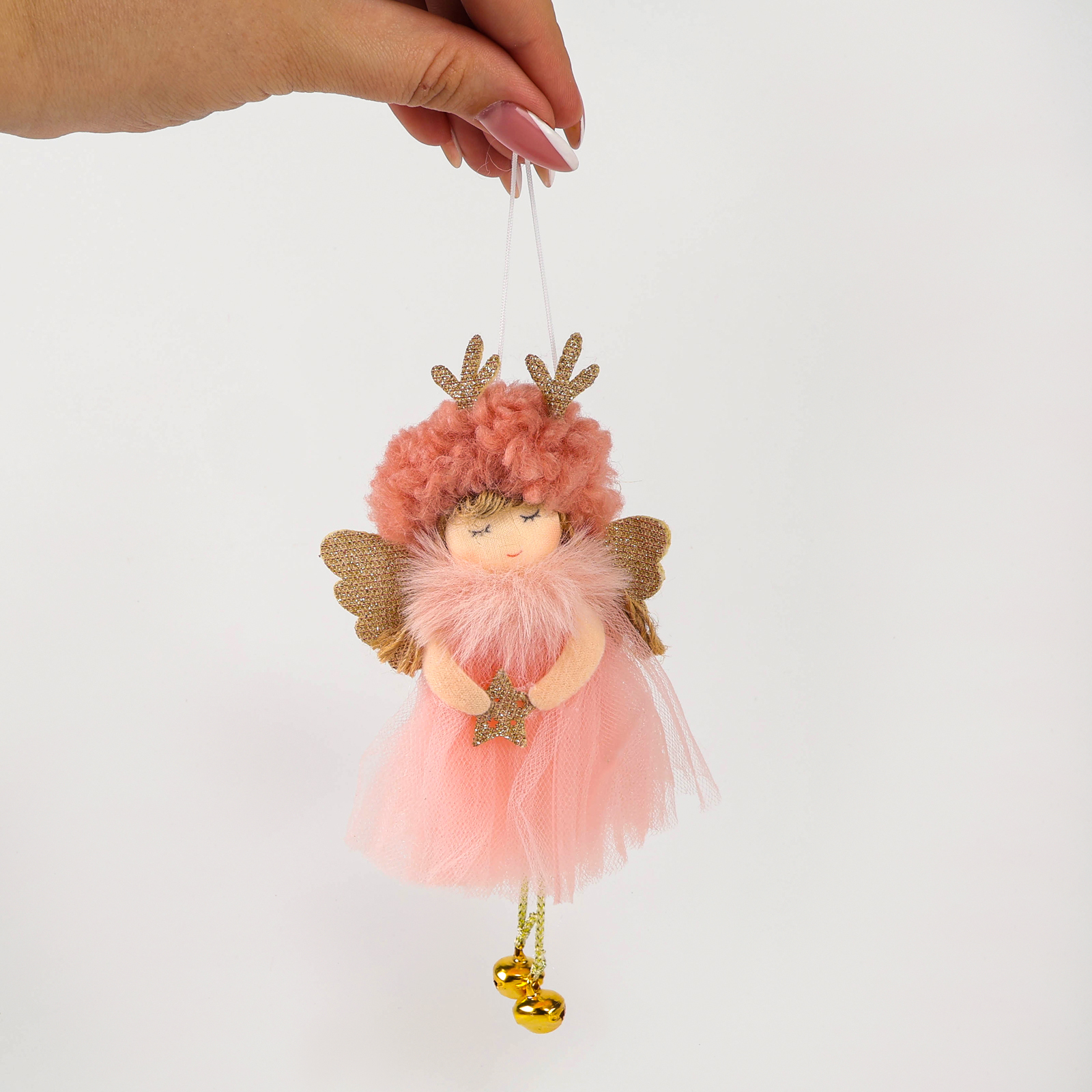 Подвеска новогодняя Milo Toys Фея в шапке / 10423632 — фото 4