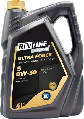 Моторное масло Revline Ultra Force S 0W30 / RUFS0304 (4л)