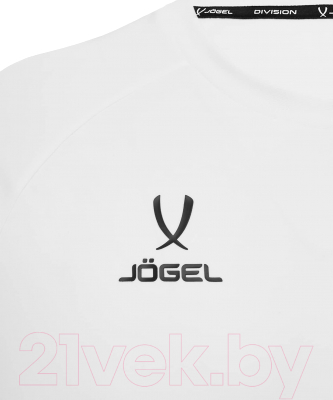 Футболка игровая футбольная Jogel Division PerFormDRY Element Jersey (L, белый)