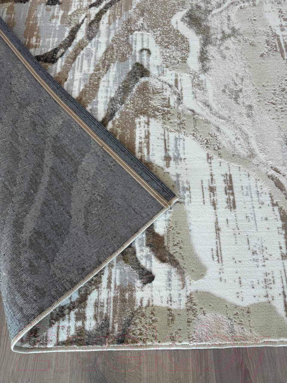 Ковер Radjab Carpet Бьянка Прямоугольник D007A / 7530RK-B (3x4, Cream Shirink/Vizon Fdy) — фото 2