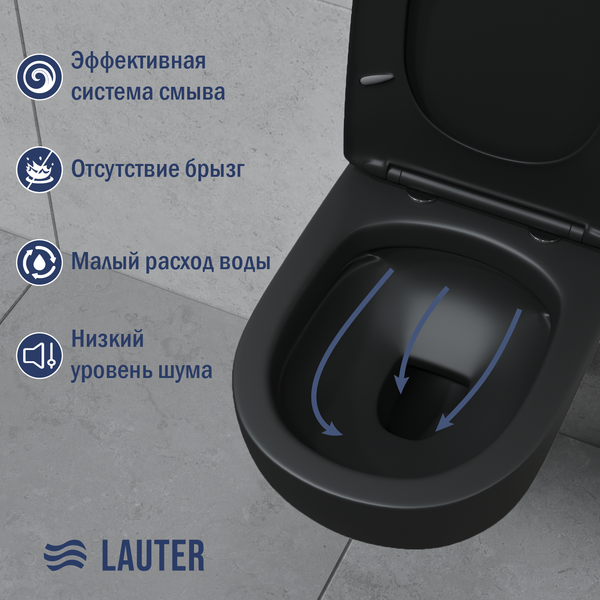 Купить Унитаз подвесной Lauter Sulzdorf  