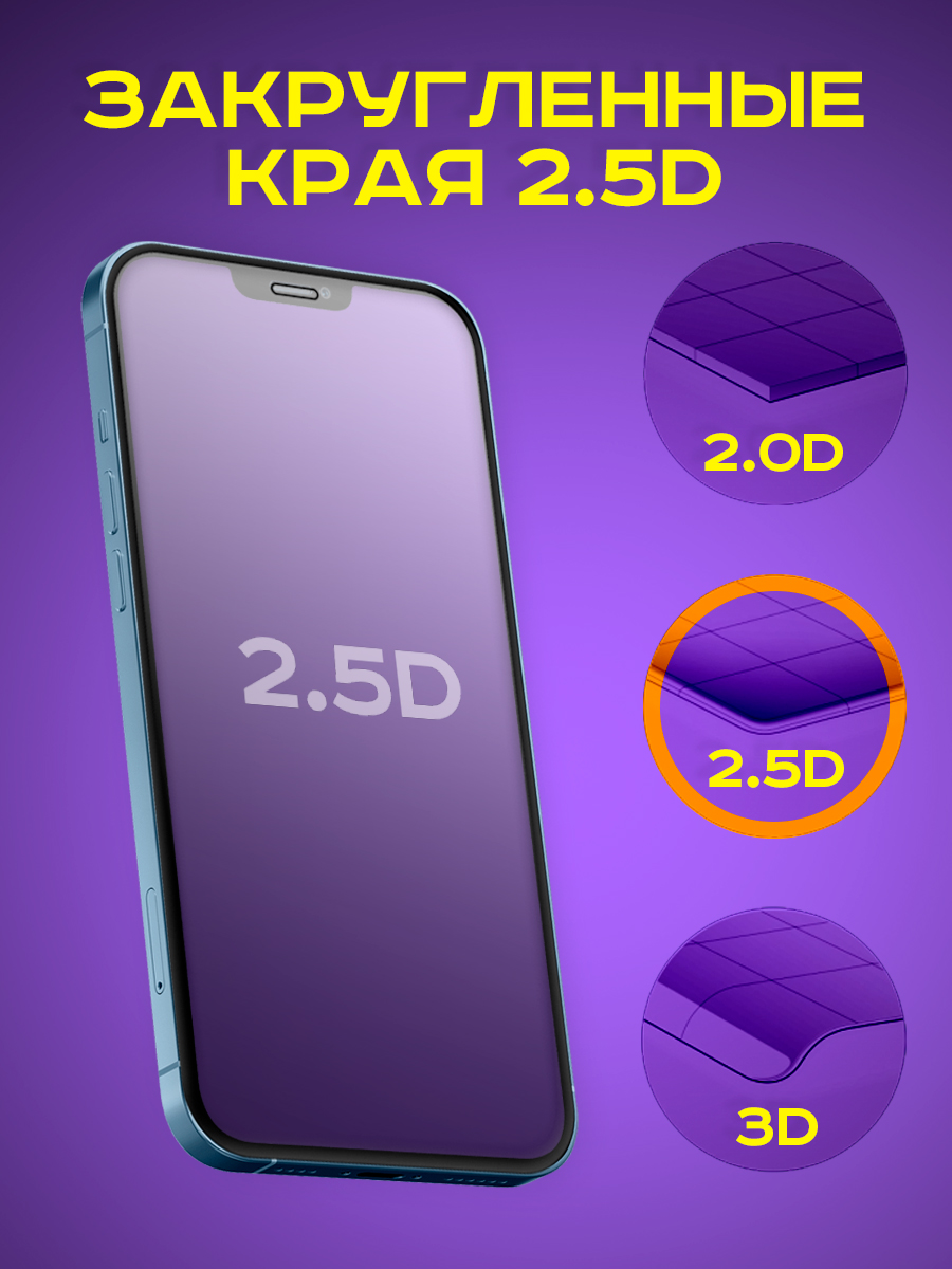 Защитное стекло для телефона Case 111D для Poco M3/Redmi 9T/Redmi 9 (черный/глянец) — фото 4