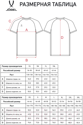 Футболка игровая футбольная Jogel Division PerFormDRY Element Jersey (L, красный)