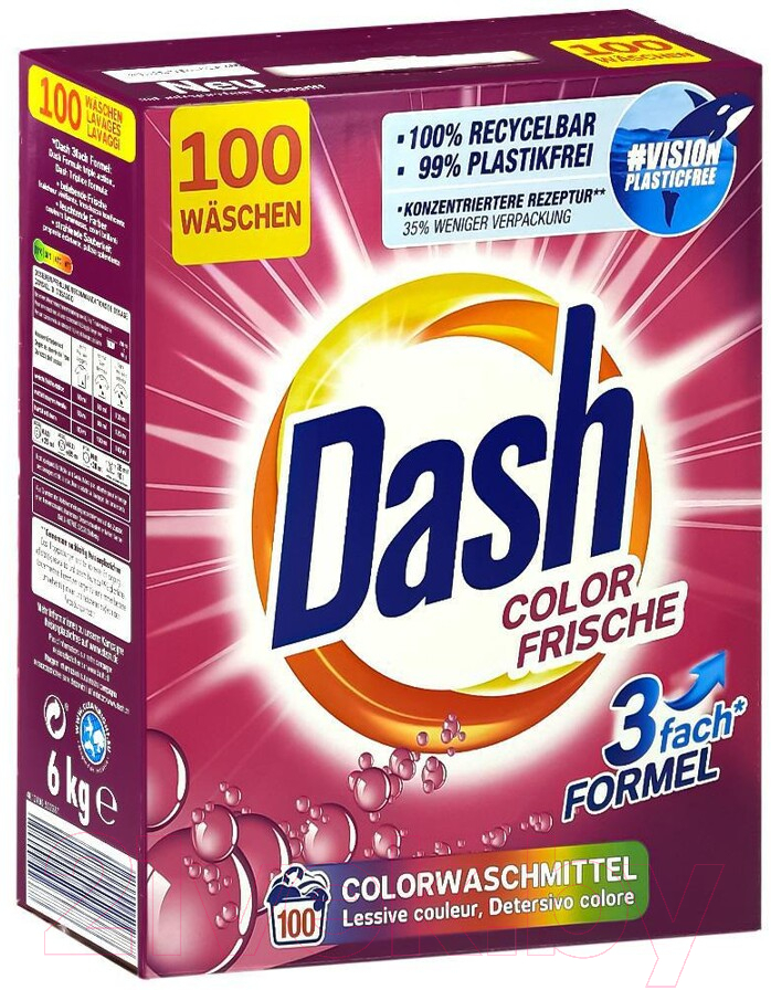 Стиральный порошок Dash Color Frische 3 fash Formel