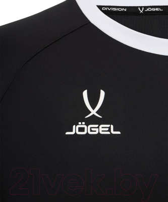 Футболка игровая футбольная Jogel Division PerFormDRY Element Jersey (L, черный)