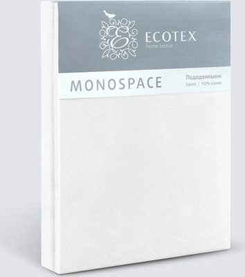 Пододеяльник ECOTEX Моноспейс 1.5сп / ПДС1 (белый)