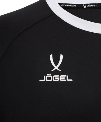 Футболка игровая футбольная Jogel Division PerFormDRY Element Jersey (S, черный)