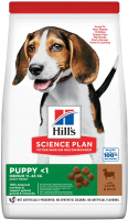 Сухой корм для собак Hill's Science Plan Puppy Medium с ягненком (14кг) - 